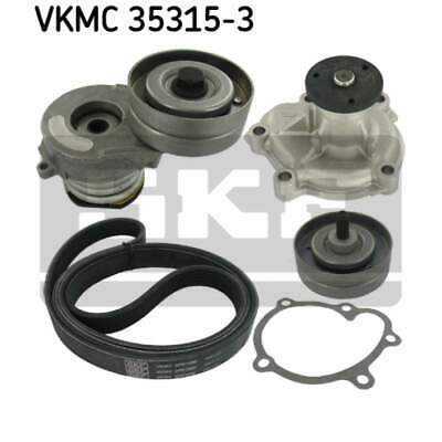 Water Pump + V-Ribbed SKF ( Vkmc 35315-3)