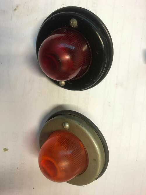 Citroen 2CV Az User / Type H / Mehari - Set 2 Lights Orange+Red Axo - Brand New