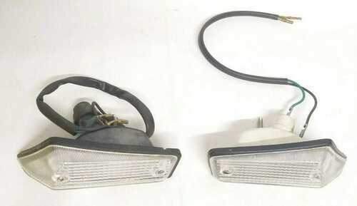 Lights Front Citroen Dyane Renault Alpine A110 Pair Clear White