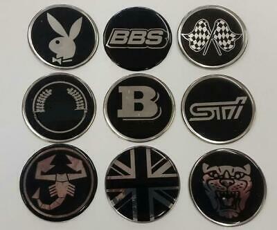 50mm Alloy Resin Wheel Center Centre Badges VARIOUS OPTIONS (M21)